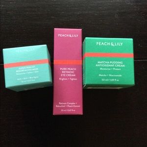New & Fresh Peach & Lily Eye Cream, Face  and Mask